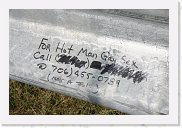 IMG_3958 * Ft_bstrd's phone number on a guard rail * 3456 x 2304 * (4.49MB)